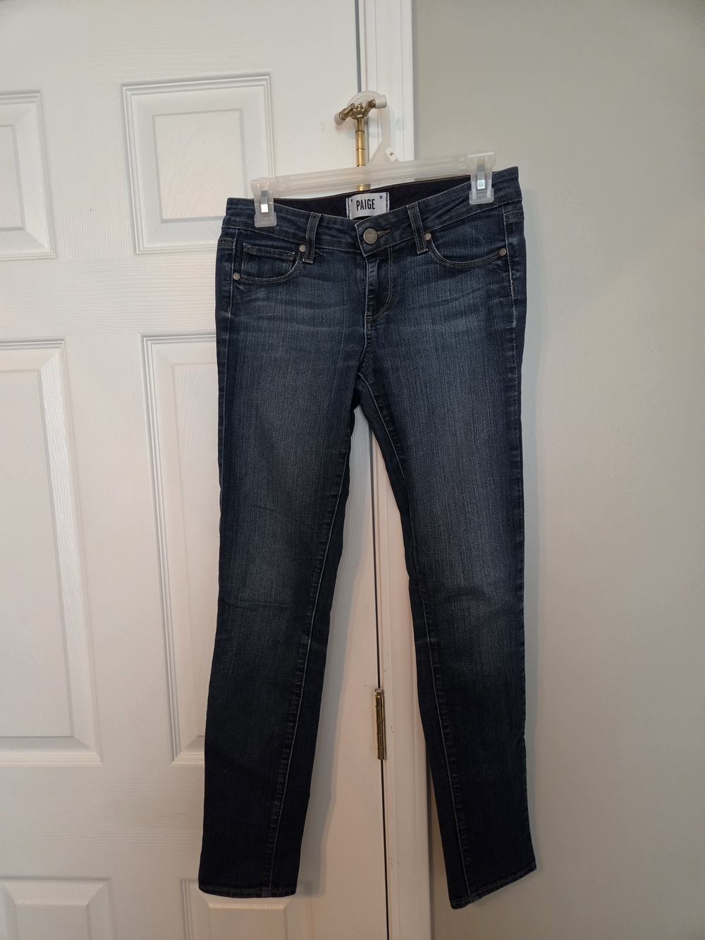 PAIGE Women's Skinny Jeans in Dark Indigo Wash